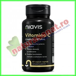 Vitamina C Extract Natural 60 capsule - Niavis - www.naturasanat.ro