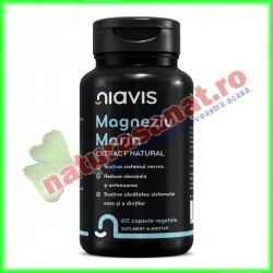 Magneziu Marin Extract Natural 60 capsule - Niavis - www.naturasanat.ro