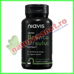 Branca Ursului Extract 380 mg 60 capsule - Niavis - www.naturasanat.ro