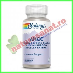 AHCC plus NAC & Beta Glucan 30 capsule vegetale - Solaray - Secom - www.naturasanat.ro
