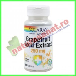 Grapefruit Seed Extract (extract de samburi de grapefruit) 60 capsule - Solaray - Secom - www.naturasanat.ro