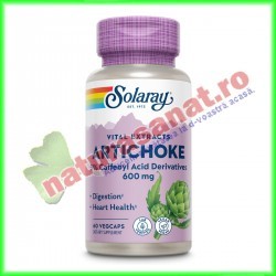 Artichoke Leaf Extract (Extract Anghinare) 300mg 60 capsule - Solaray - Secom - www.naturasanat.ro