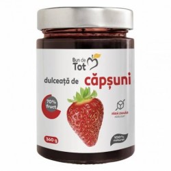 Dulceata de capsuni, fara zahar, 360g - Dacia Plant - www.naturasanat.ro