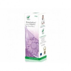 Sirop Bronchofort pentru diabetici, 100ml - MEDICA - www.naturasanat.ro
