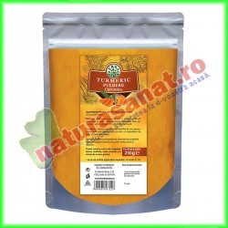 Turmeric (Curcuma) Pulbere 250 g - Herbalsana - Herbavit - www.naturasanat.ro