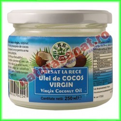 Cocos Ulei Virgin Presat la Rece 250 ml - Herbalsana - Herbavit - www.naturasanat.ro