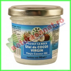 Cocos Ulei Virgin Presat la Rece 90 ml - Herbalsana - Herbavit - www.naturasanat.ro