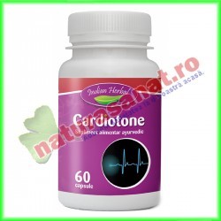 Cardiotone 60 capsule - Indian Herbal - www.naturasanat.ro