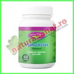 Memo Relax 60 tablete - Indian Herbal - www.naturasanat.ro