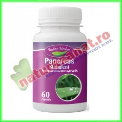 Pancreas Stimulent 60 capsule - Indian Herbal - www.naturasanat.ro
