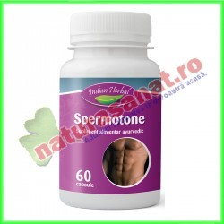 Spermotone 60 capsule - Indian Herbal - www.naturasanat.ro
