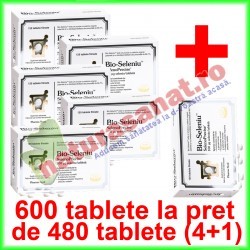 Bio-Seleniu SelenoPrecise PROMOTIE 600 tablete la pret de 480 tablete (4+1) - Pharma Nord - www.naturasanat.ro