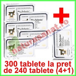 Bio-Seleniu SelenoPrecise PROMOTIE 300 tablete la pret de 240 tablete (4+1) - Pharma Nord - www.naturasanat.ro
