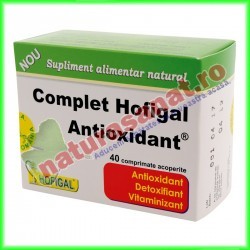 Complet Antioxidant 40 comprimate - Hofigal - www.naturasanat.ro