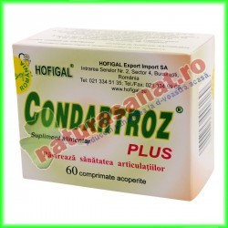 Condartroz Plus 60 comprimate - Hofigal - www.naturasanat.ro