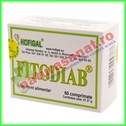 Fitodiab 60 comprimate - Hofigal - www.naturasanat.ro