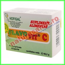 FlavoVit C 500 mg 40 comprimate - Hofigal - www.naturasanat.ro