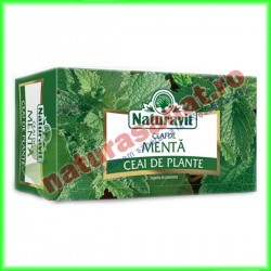 Ceai de Menta 20 plicuri X 1,5 g - Naturavit - www.naturasanat.ro