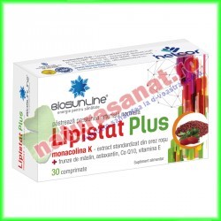 Lipistat Plus 30 comprimate - Helcor - www.naturasanat.ro