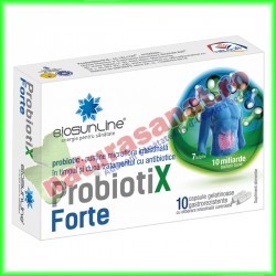 Probiotix Forte 10 capsule gelatinoase - Helcor - www.naturasanat.ro