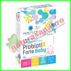 Probiotix Forte Baby 10 plicuri - Helcor - www.naturasanat.ro