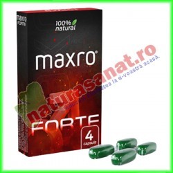 MaxRo Forte 4 capsule - Mad House - www.naturasanat.ro