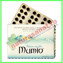 Mumio Rasina Muntilor 60 tablete - RACO / Radu & Sons - www.naturasanat.ro