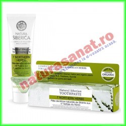 Pasta de Dinti Naturala 7 Northern Herbs 100 g- Natura Siberica - Adams Vision - www.naturasanat.ro