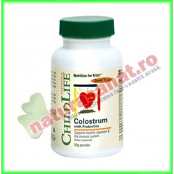 Colostru cu Probiotice 50 grame - Childlife Essentials - Secom