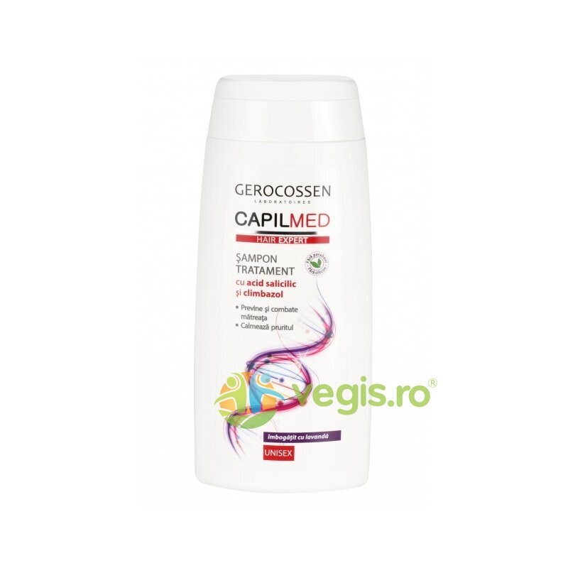 Capilmed Sampon Cu Acid Salicilic & Climbazol 275 ml - Gerocossen - www.naturasanat.ro
