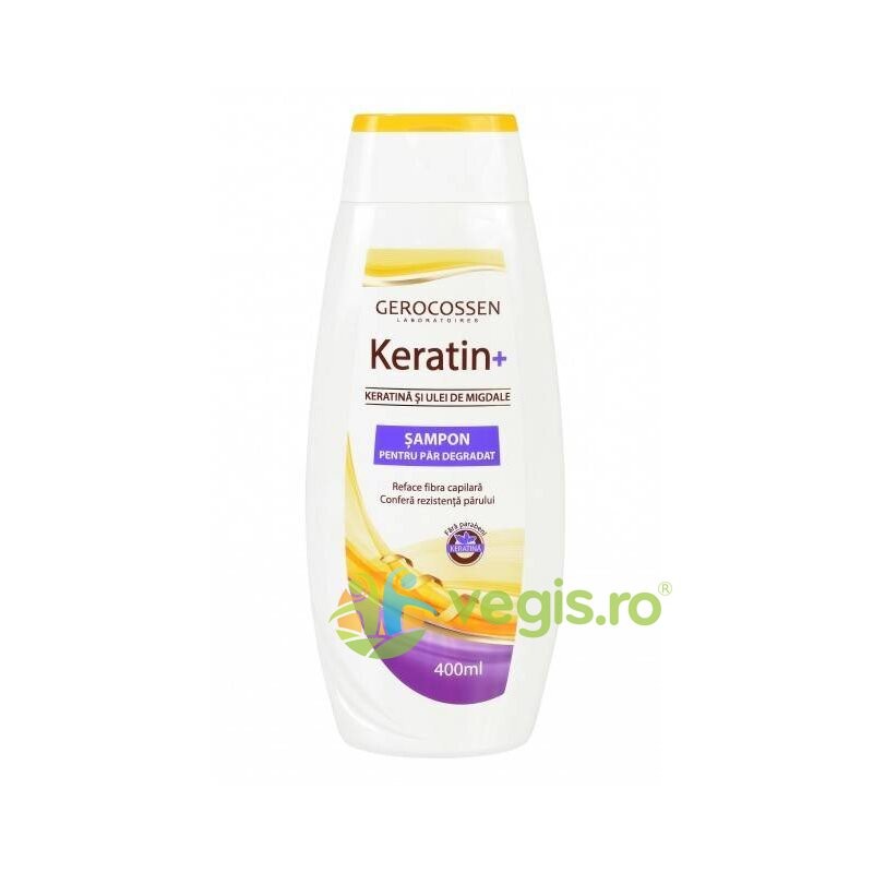 Keratin+ Sampon pentru Par Degradat 400 ml - Gerocossen - www.naturasanat.ro