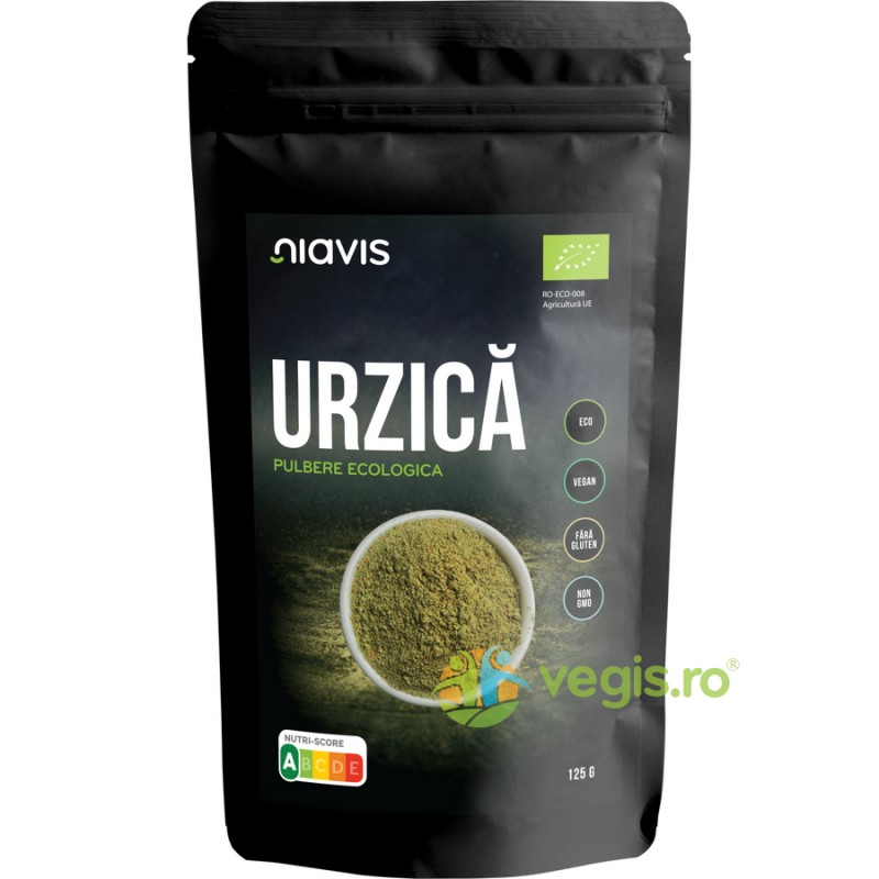 Urzica Pulbere fara Gluten Ecologica/Bio 125g - Niavis - www.naturasanat.ro