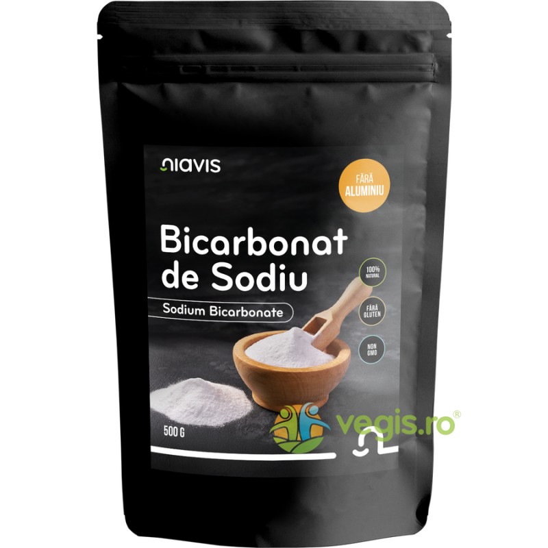 Bicarbonat de Sodiu 500 g - Niavis - www.naturasanat.ro