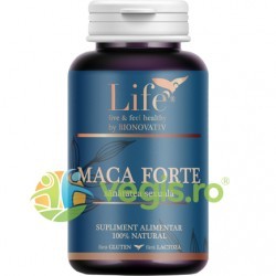 Maca Forte 60 capsule - Bionovativ - Life - www.naturasanat.ro