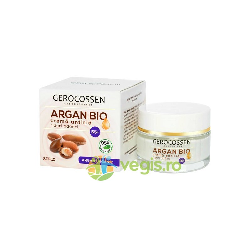 Argan Bio Crema Antrid Riduri Adanci 55+ 50 ml - Gerocossen - www.naturasanat.ro