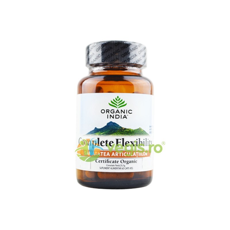 Complete Flexibility Sanatatea Articulatiilor 60 capsule vegetale - Organic India - www.naturasanat.ro