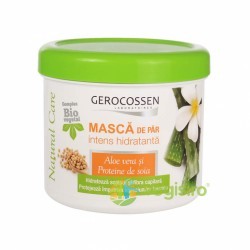 Masca pentru Par Intens Hidratanta cu Aloe Vera si Proteine de Soia Natural Care 450 ml - Gerocossen - www.naturasanat.ro