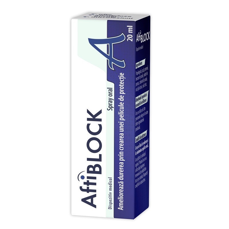 AftiBLOCK spray x 20ml -Zdrovit - www.naturasanat.ro
