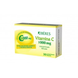 Vitamina C 1000mg, 30 comprimate, Beres - www.naturasanat.ro