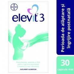 Elevit 3, 30 capsule, Bayer - www.naturasanat.ro
