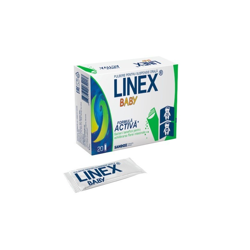 Linex Baby, 20 plicuri, Sandoz - www.naturasanat.ro