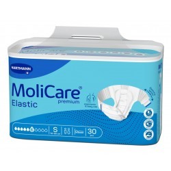 MoliCare Premium Elastic Scutece adulti 6 pic, marime S, 30 bucati, Hartmann - www.naturasanat.ro