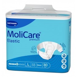 MoliCare Premium Elastic Scutece adulti 6 pic, marime L, 30 bucati, Hartmann - www.naturasanat.ro