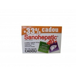 Sanohepatic 40+, 30 capsule, Zdrovit - www.naturasanat.ro