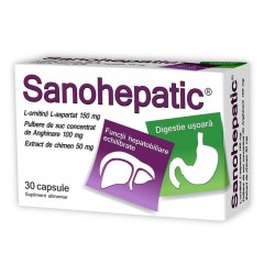 Sanohepatic, 30 capsule, Zdrovit - www.naturasanat.ro