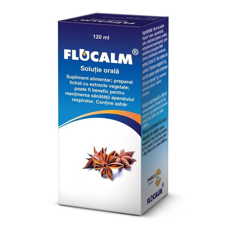 Flucalm sirop, 120 ml, Pharco - www.naturasanat.ro