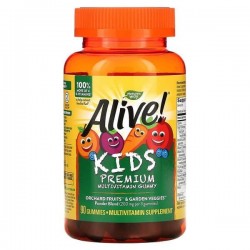 Alive Gummies Nature s Way, 90 jeleuri gumate, Secom - www.naturasanat.ro