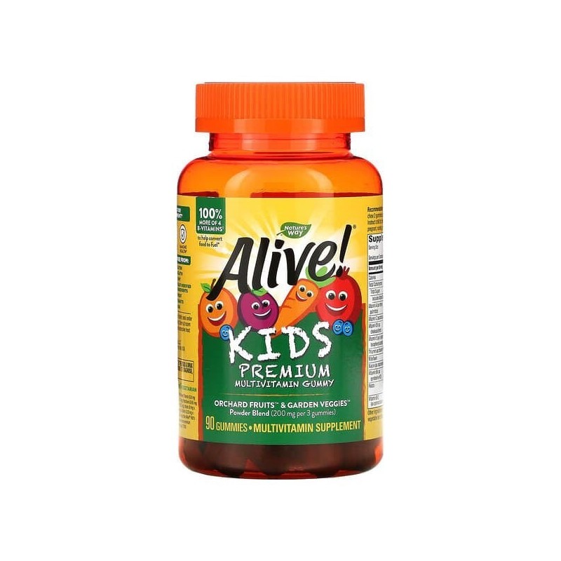 Alive Gummies Nature s Way, 90 jeleuri gumate, Secom - www.naturasanat.ro