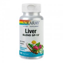 Liver Blend Solaray, 100 capsule, Secom - www.naturasanat.ro