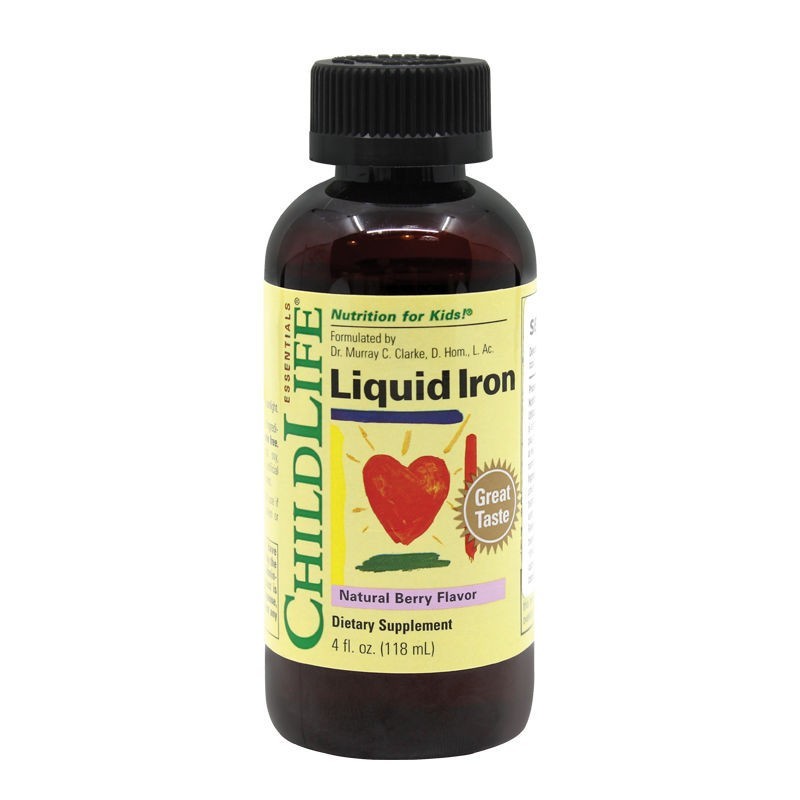 Liquid Iron 10mg Childlife Essentials, 118.50ml, Secom - www.naturasanat.ro